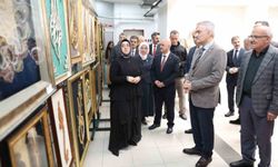 'Sanatın Diliyle Değerlerimiz' sergisi açıldı