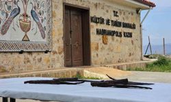 Antik kazıda 1500 yıllık bıçak seti bulundu