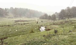 Bolu'da nisan ayında kar sürprizi