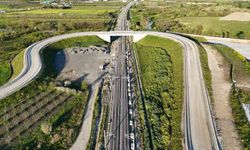 Bursa-Ankara hızlı tren hattı rayları böyle görüntülendi