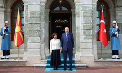 Cumhurbaşkanı Erdoğan, Kuzey Makedonya Cumhurbaşkanı Davkova ile görüştü