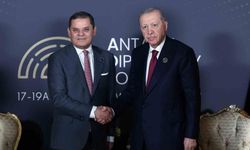 Cumhurbaşkanı Erdoğan, Libya Milli Birlik Hükümeti Başbakanı Abdülhamid Dibeybe ile bir araya geldi