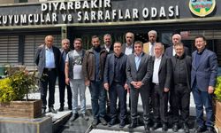 DESOB Başkanı Ebedinoğlu, Diyarbakır Kuyumcular ve Sarraflar Odasını ziyaret etti