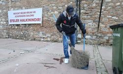 Efeler Belediyesi ekipleri Nevzat Biçer Parkı'nı temizledi