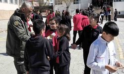 Elazığ'da öğrencilere orman yangını ile mücadele çalışması