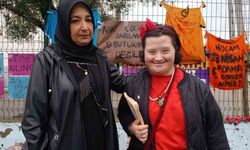 Öğretmen Ayla Kara'nın yakınları okulda dua etti