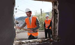 Tokat'ta kentsel dönüşümde yıkımlar başladı