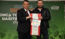 Üreticiye 15 milyon TL'lik destek: 376 çiftçiye tohum ve gübre dağıtıldı