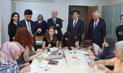 Genel Müdür Dr.Topoğlu , Mersin Halk Eğitim Merkezi'nde İncelemelerde Bulundu