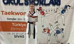 Aydın Lisesi öğrencisi Özfidan'dan çifte şampiyonluk