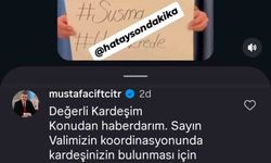 Bakan Çiftçi'den kardeşi kayıp vatandaşa yanıt: 'Süreci yakından takip ediyorum'