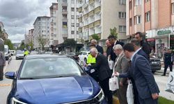 Çorum'da Trafik Haftası'nda öğrencilerle farkındalık oluşturuldu