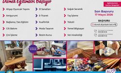DİSMEK'ten 15 yeni kurs
