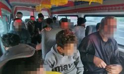 Durdurulan araçtan 15 düzensiz göçmen çıktı: Sürücü cezaevine gönderildi