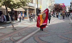 Edirne'de Saraçlar Caddesi'nde Süper Lig heyecanı sokaklara taşındı