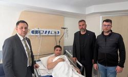 Elektrik akımına kapılan Akar'a ziyaret
