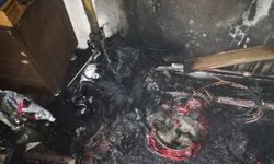 Geçimli'de ev yandı: 9 nüfuslu aile açıkta kaldı