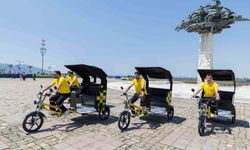İzmir'de 'Bisicab'ler yola çıkıyor