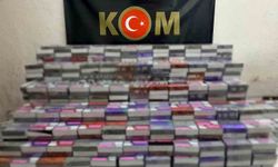 Mardin'de 12 bin 780 paket elektronik sigara kiti ele geçirildi