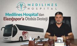 Medilines Hospital'dan Elazığspor'a otobüs desteği