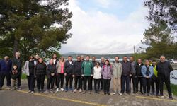 Muğla'da öğretmenler doğa yürüyüşünde buluştu