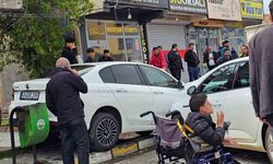 Muş'ta iki araç çarpıştı