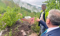 Ordu'da sel ve heyelan