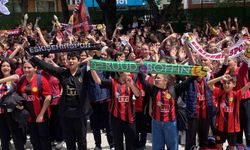 Ortaokul öğrencilerinden Eskişehirspor'a coşkulu destek