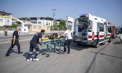 Mersin'de gerçeğini aratmayan trafik kazası tatbikatı