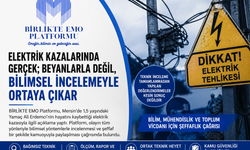 Mersin'deki elektrik faciasında ikinci olay tartışması: EMO Platformu bilimsel inceleme istedi