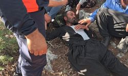 Kayıp şahıs ormanda bitkin halde bulundu
