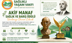 İsmet İnönü'nün Hatırasına "Akif Manaf Sağlık ve Barış Ödülü"