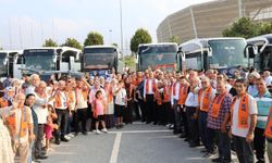 AK Parti Mersin Teşkilatı 25. yıl buluşması için Ankara yolunda