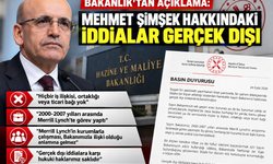 Bakanlık'tan Mehmet Şimşek Hakkındaki İddialara Yanıt