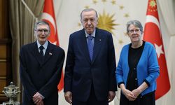 Cumhurbaşkanı Erdoğan, Aziz Sancar'ı kabul etti