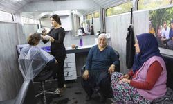 Mersin'de mobil kuaför hizmeti 40 bin 100 kişiye ulaştı