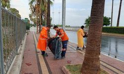 Mersin'de sağanak yağışa karşı ekipler teyakkuzda