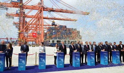 Mersin Limanı’nın genişleme projesinin ilk etabı törenle açıldı