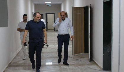 Kutlutekin Baş , Ayhan Bozpınar Anadolu Lisesinde  incelemelerde bulundu