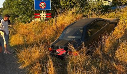 Düğün konvoyundaki kaza ucuz atlatıldı