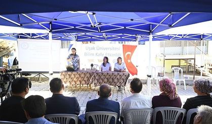 Uşak’ta üniversite-köy buluşmaları devam ediyor: Bilim Kafe Güre’de
