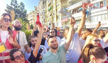 Aydın’da ’topuklu’ eylem