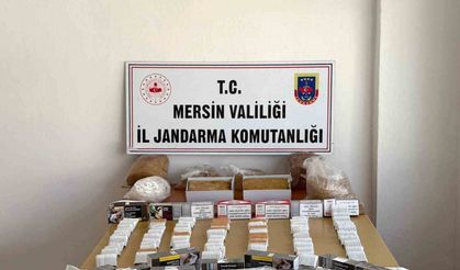 Mersin’de kaçak makaron operasyonu: 3 gözaltı