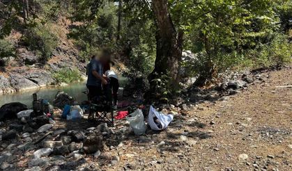 Mersin’de ormanlık alana izinsiz girenlere ceza kesildi