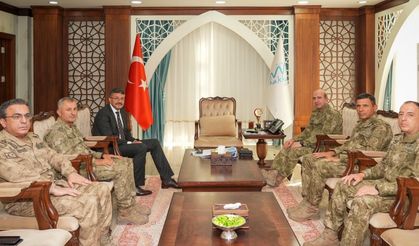 Orgeneral Levent Ergün’den Vali Çelik’e ziyaret