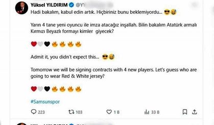 Samsunspor’da 4 imza birden