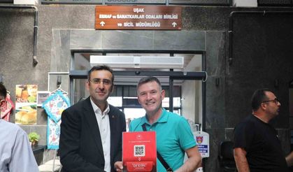 Uşak’ta gıda işletmelerinde karekod uygulaması bilgilendirmeleri sürüyor