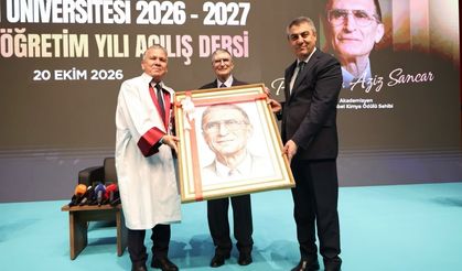 Nobel ödüllü Aziz Sancar, Mersin Üniversitesi'nde öğrencilerle buluştu