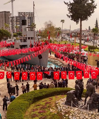 Nusret Mayın Gemisinde Çanakkale ruhu yaşatıldı
