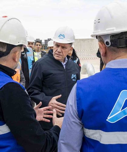 Başkan Seçer Mezitli İçmesuyu Şebekesi çalışmalarını yerinde inceledi